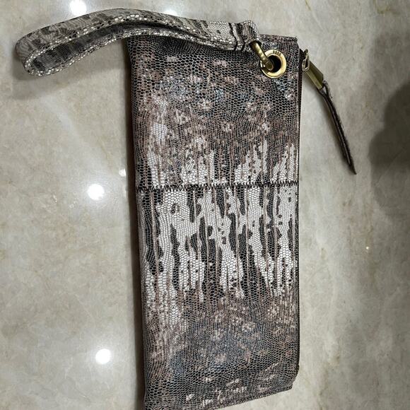 Hobo Vida wallet clutch lizard print 100% leather - Picture 11 of 14